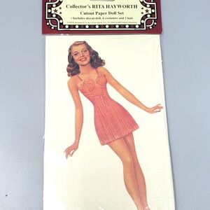 Rita Hayworth Cut-Out Paper Doll